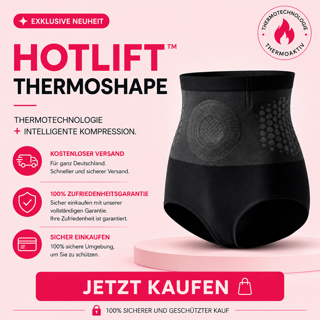 HotLift™ ThermoShape — Sauna-Effekt-Shorts mit thermischer Kompression und aktiven Mikropartikeln